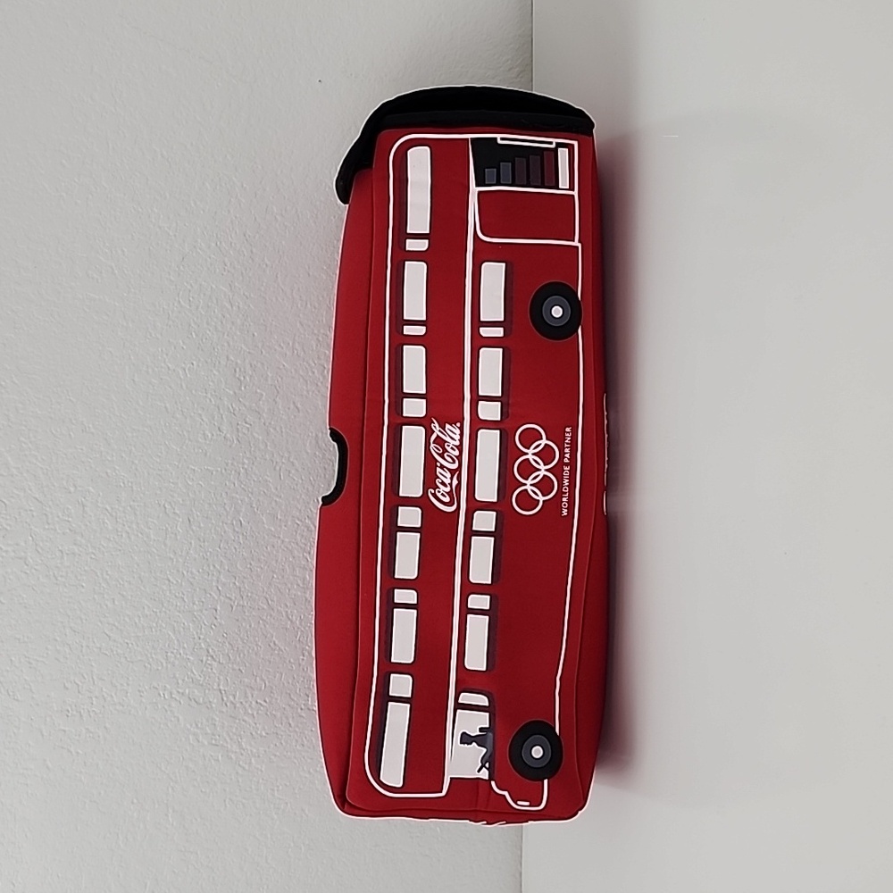 2012 Olympic Game London Bus Coca-Cola Coke 12 Pack Can Fridgepack Koozie